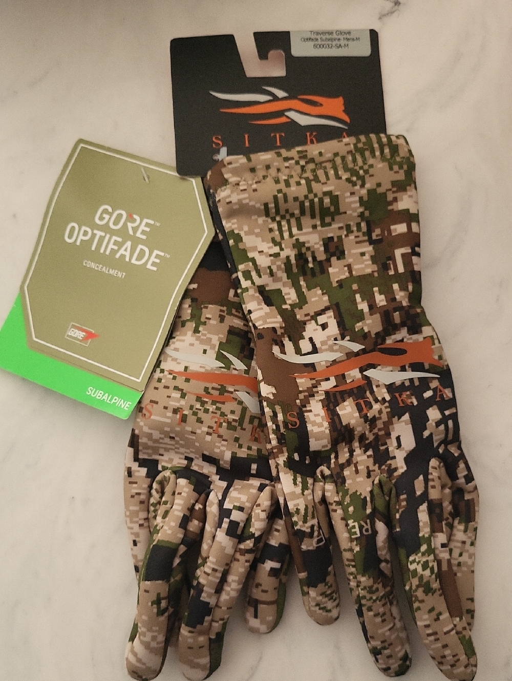 Sitka Men’s Gore Optifade Subalpine Camo Gloves